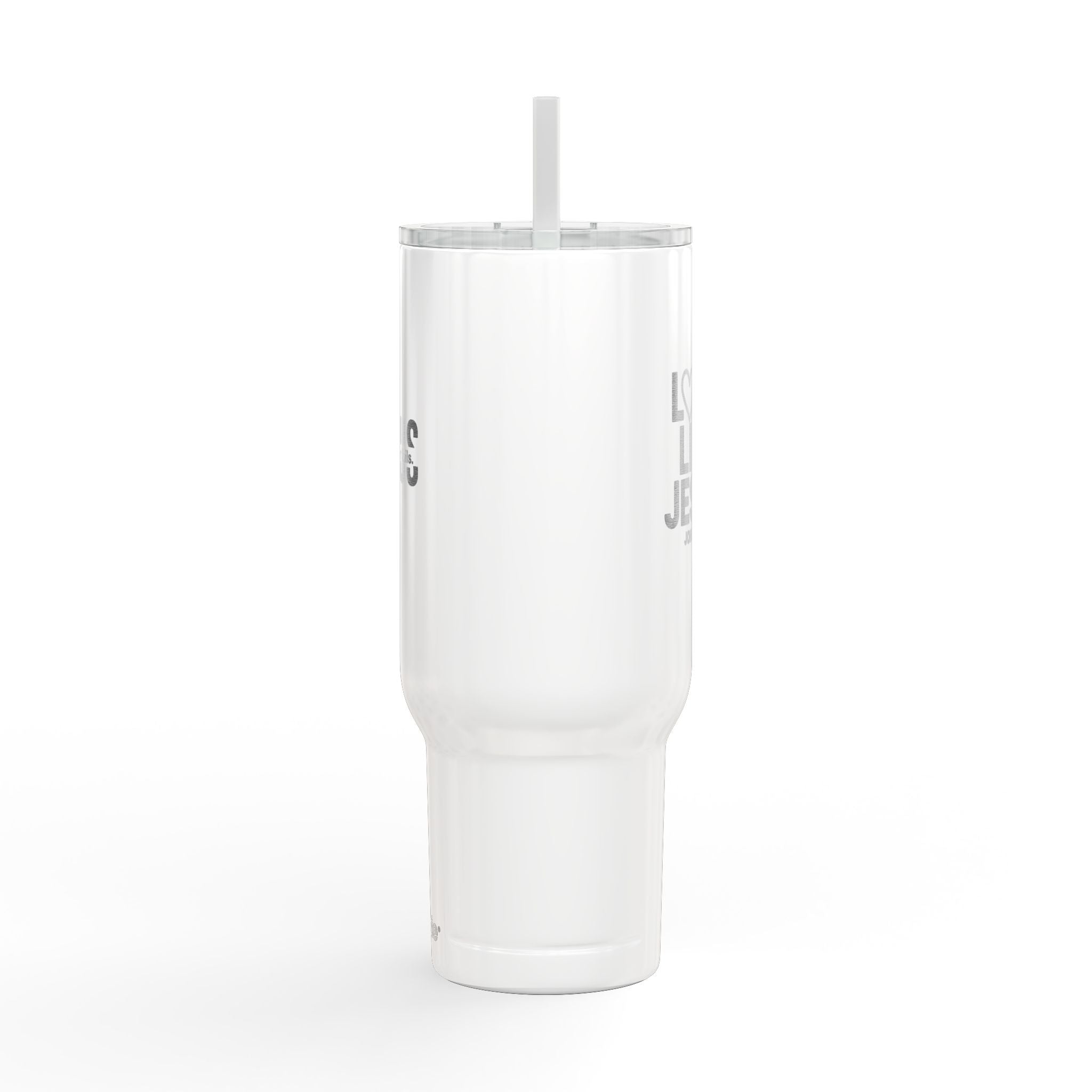 Engraved 40oz Stainless Insulated Tumbler with Lid — JESUS Faith Design