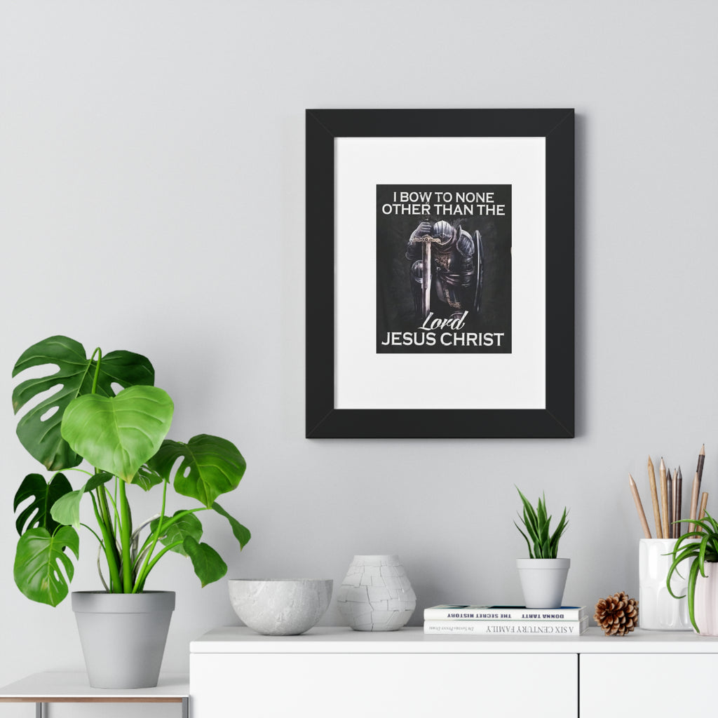 Framed Vertical Poster