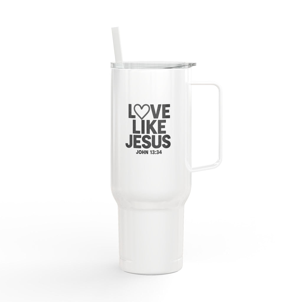 Engraved 40oz Stainless Insulated Tumbler with Lid — JESUS Faith Design