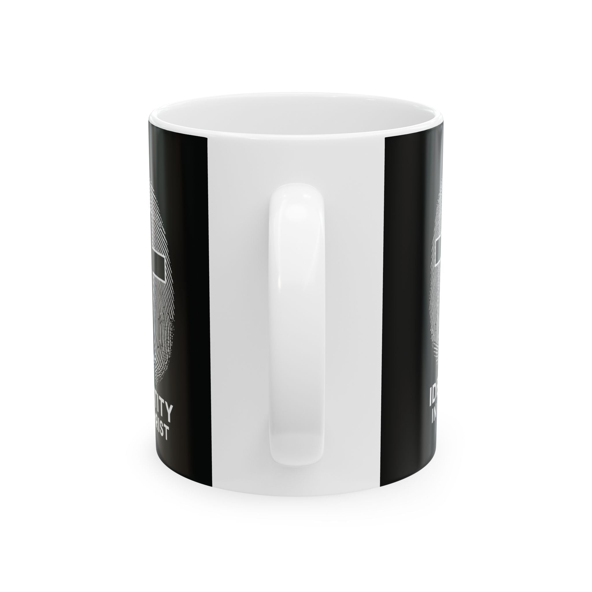 Inspirational Ceramic Mug, Identity in Christ Coffee Cup, Faith Mug, Religious Gift for Christians, Christian Quote Drinkware