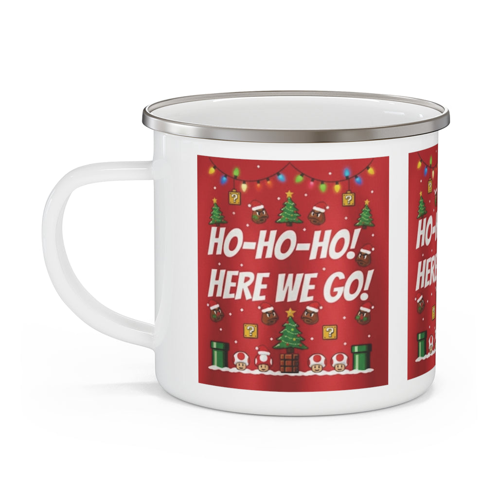 Festive Ho Ho Ho Camping Mug