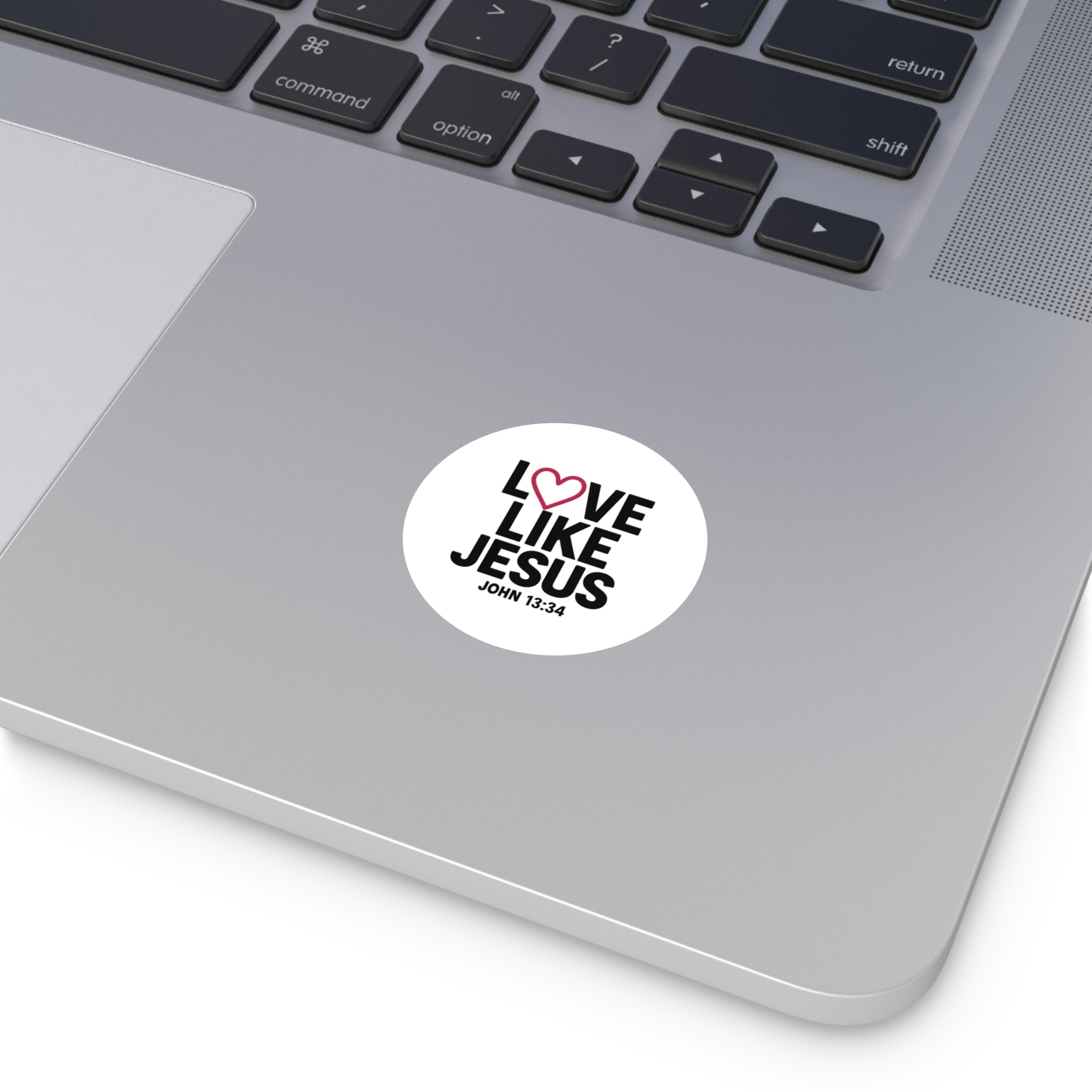 Round Stickers, Love like Jesus, Indoor	oor