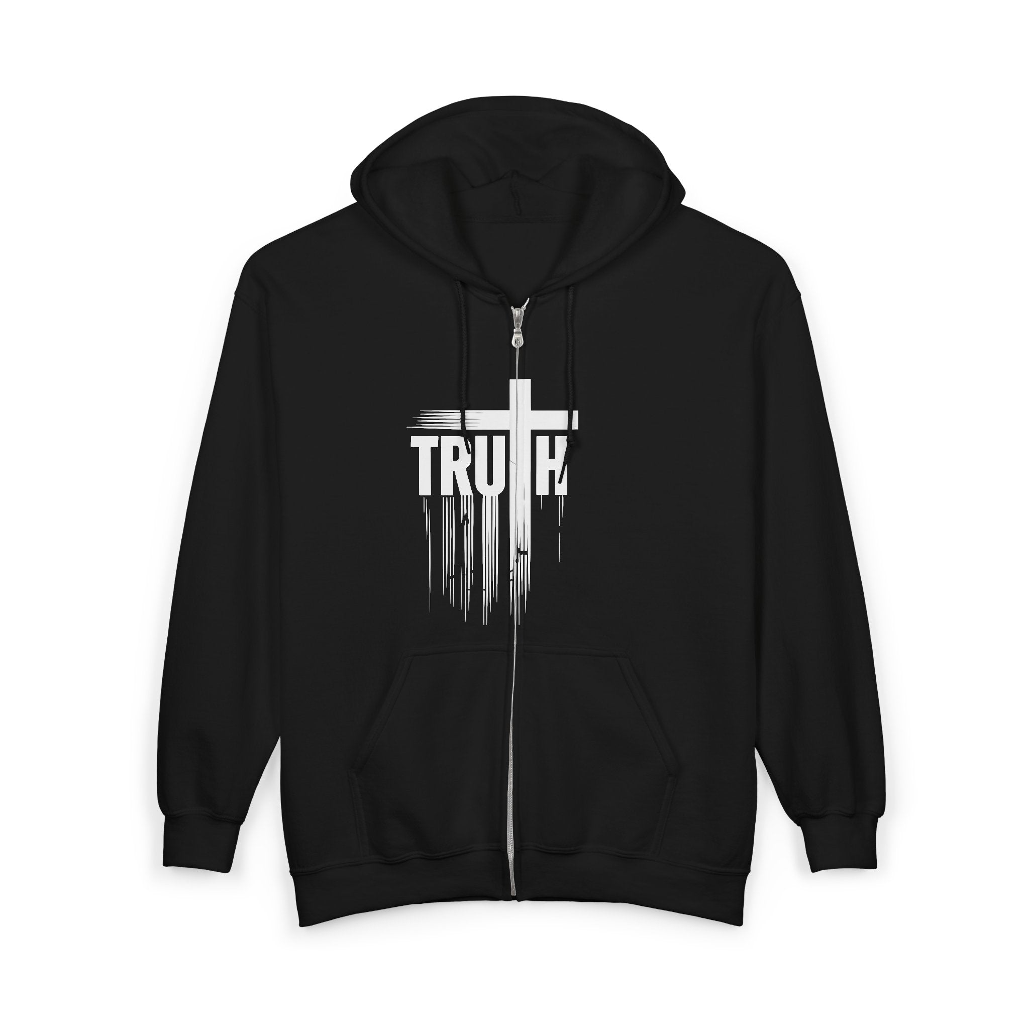 Faith-Inspired Full Zip Hoodie for Spiritual Journeys, Christian Fashion, Positive Vibes, Perfect for Fall, New York Inspired