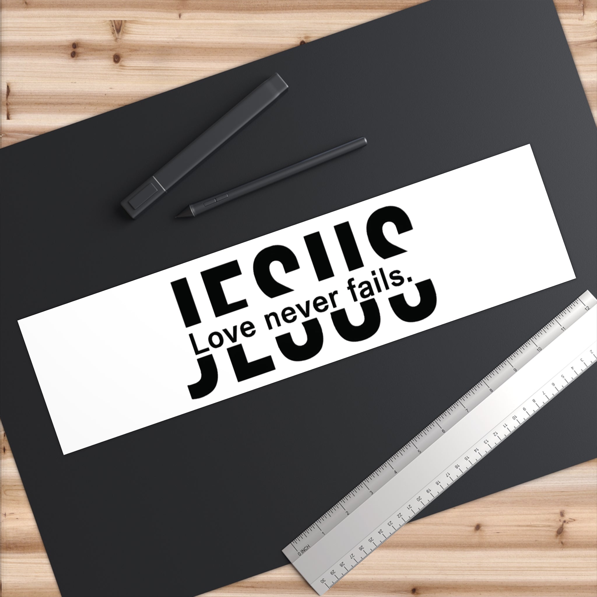 Religious Bumper Stickers - Jesus Never Fails