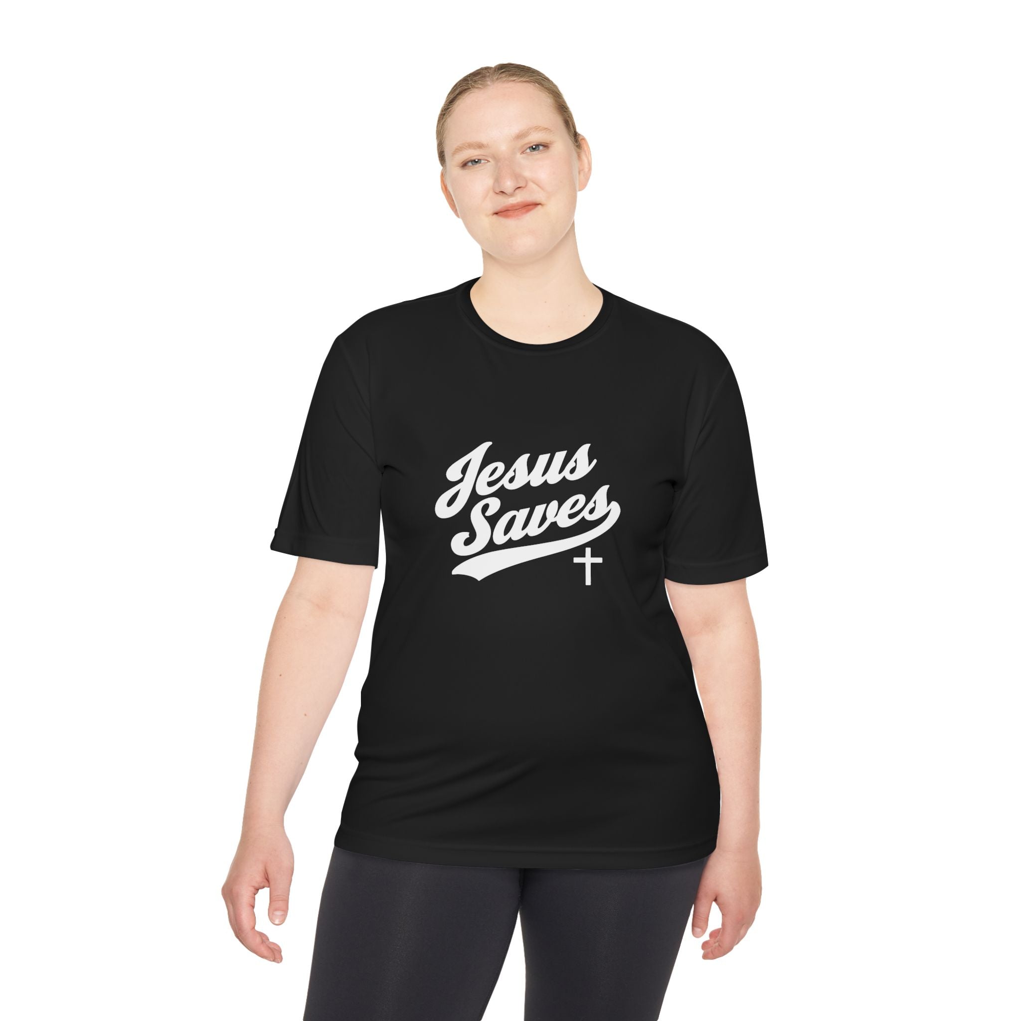 Jesus Never Fails Tee — Christian Faith Graphic Shirt