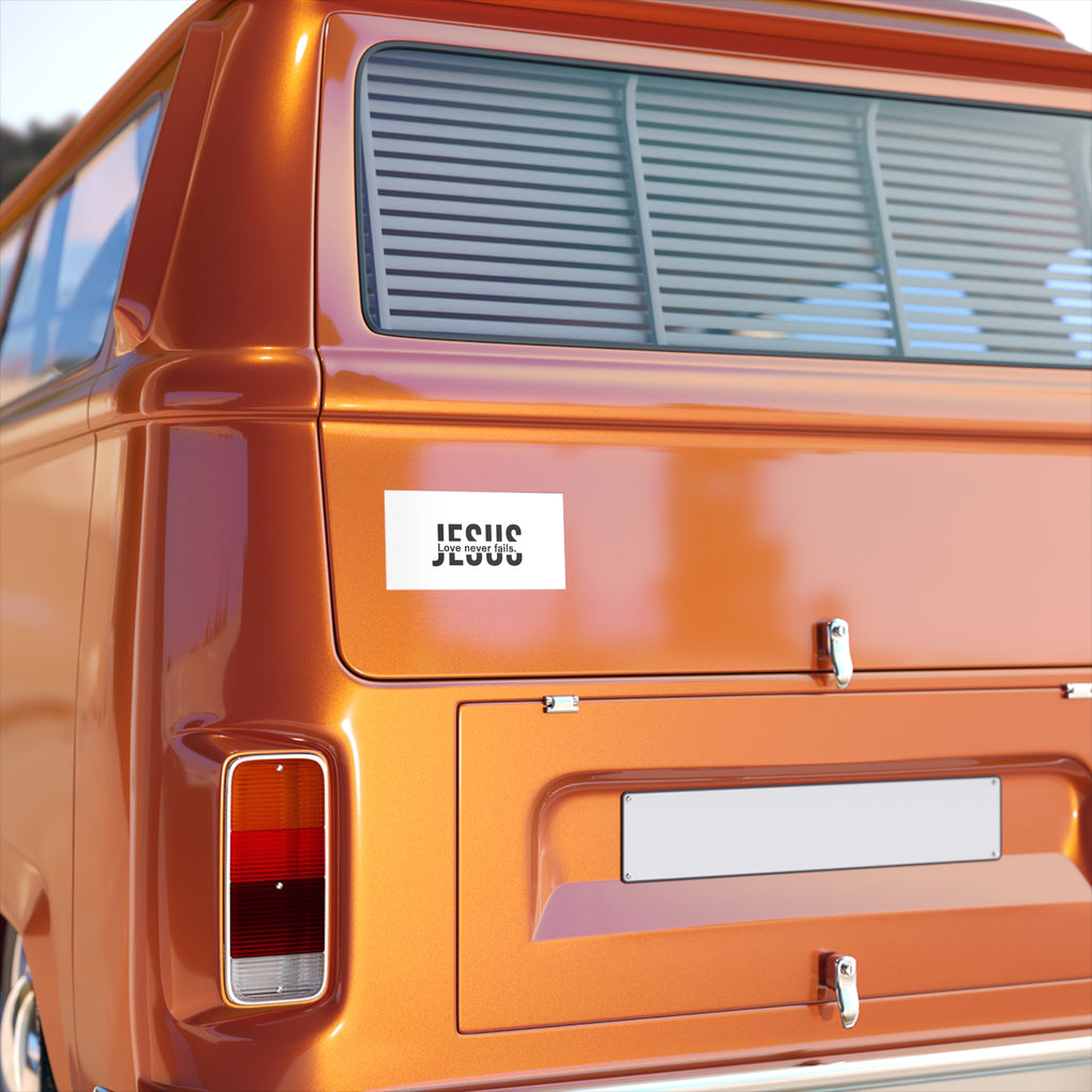 Religious Bumper Stickers - Jesus Never Fails