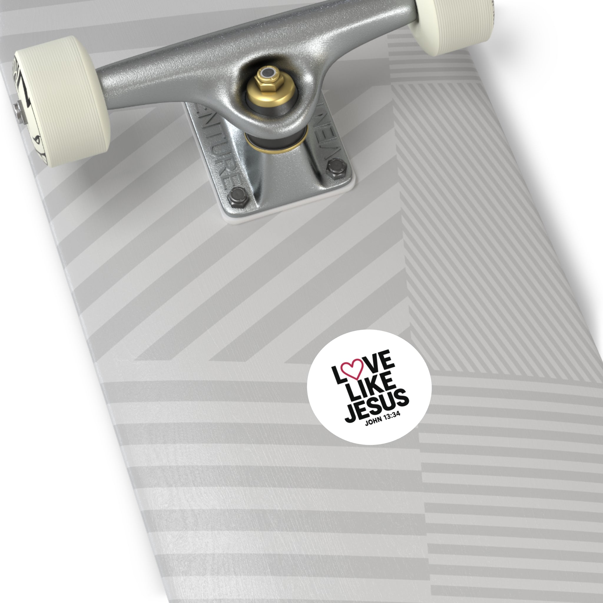 Round Stickers, Love like Jesus, Indoor	oor