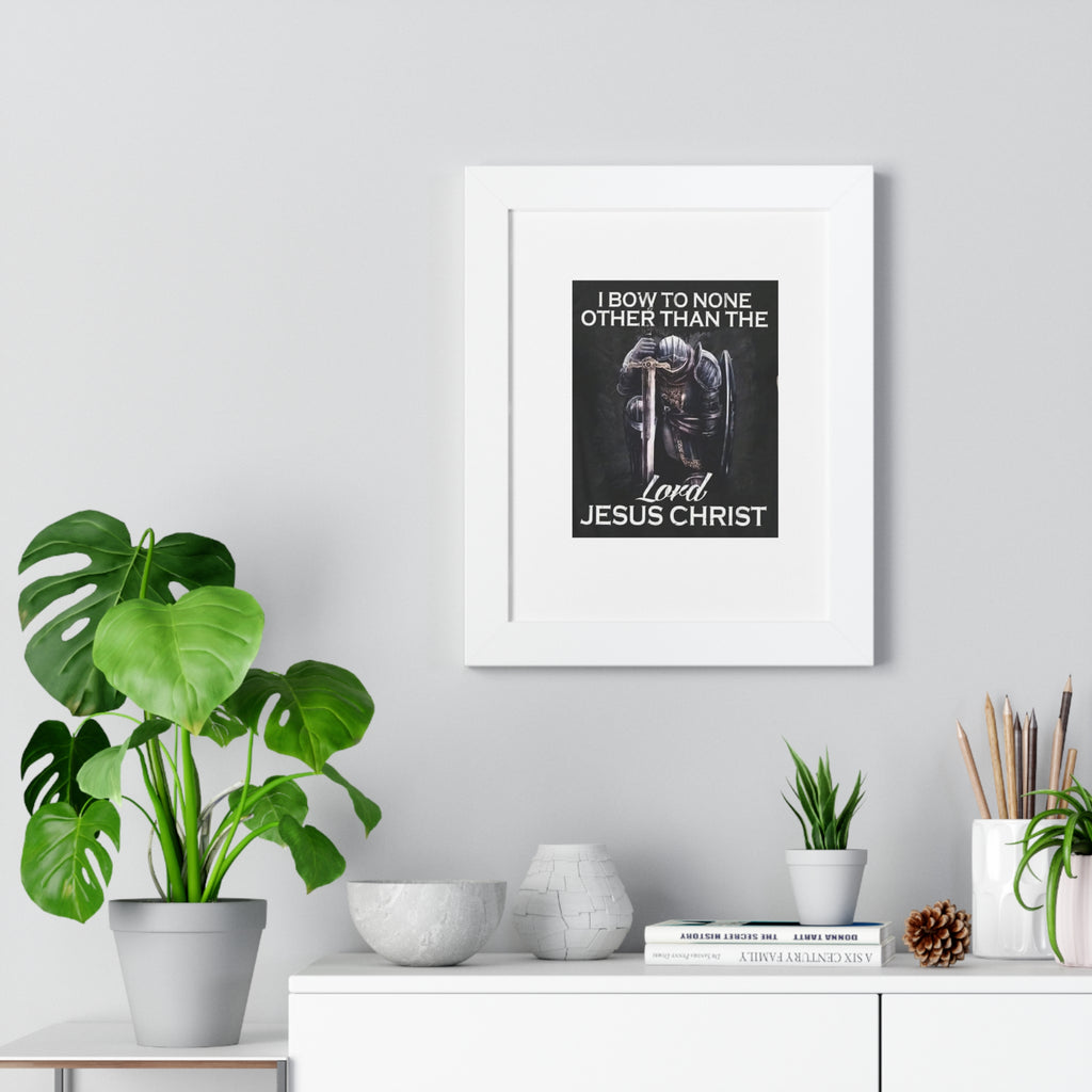 Framed Vertical Poster