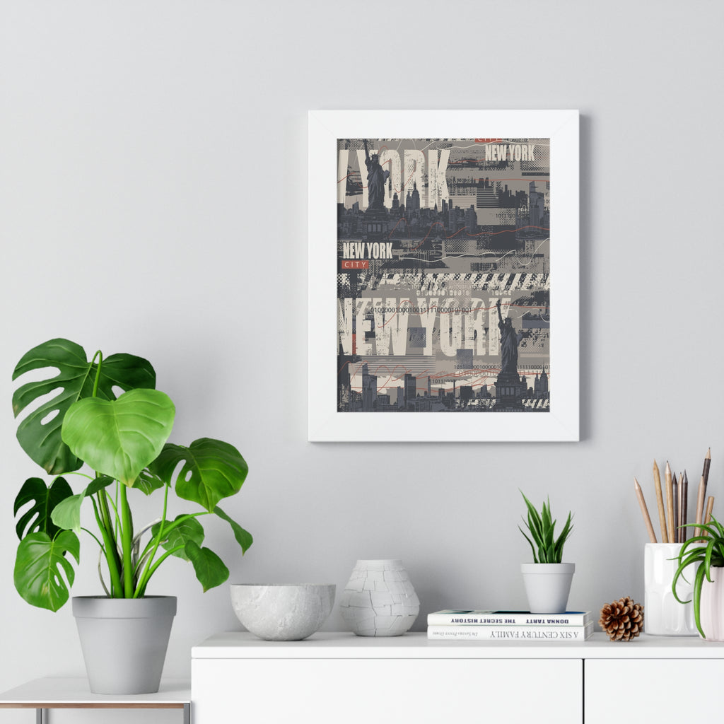 Framed Vertical Poster