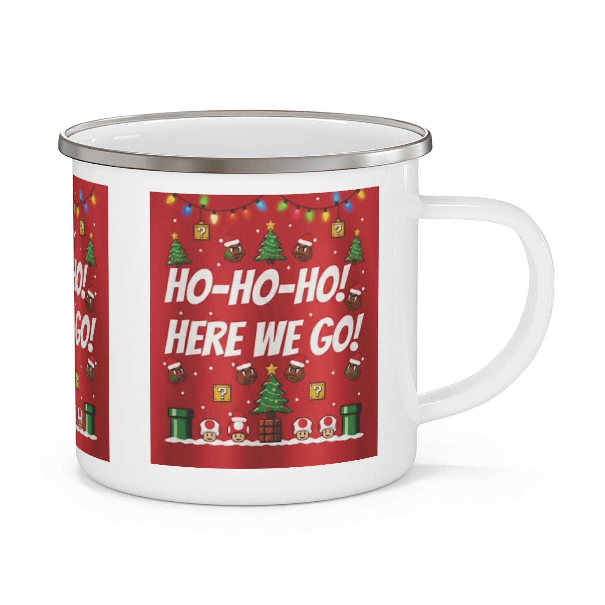 Festive Ho Ho Ho Camping Mug