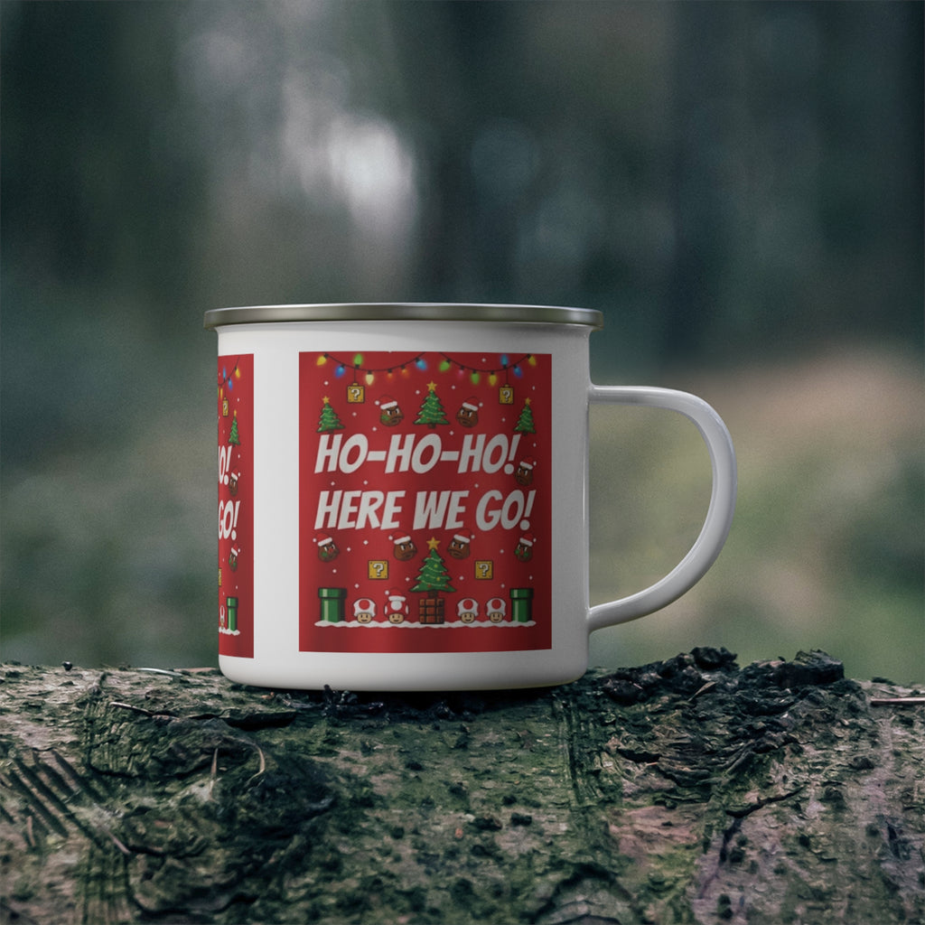 Festive Ho Ho Ho Camping Mug