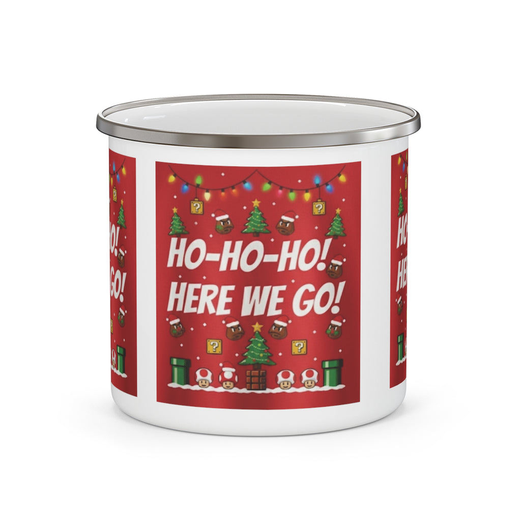 Festive Ho Ho Ho Camping Mug